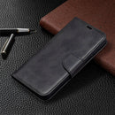 For Huawei Honor 9X Lite Retro Lambskin Texture Pure Color Horizontal Flip PU Leather Case with Holder & Card Slots & Wallet & Lanyard(Black)