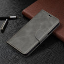 For Huawei Honor 9X Lite Retro Lambskin Texture Pure Color Horizontal Flip PU Leather Case with Holder & Card Slots & Wallet & Lanyard(Grey)