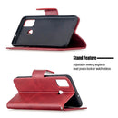 For Huawei Honor 9X Lite Retro Lambskin Texture Pure Color Horizontal Flip PU Leather Case with Holder & Card Slots & Wallet & Lanyard(Red)