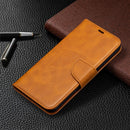 For Huawei Honor 9X Lite Retro Lambskin Texture Pure Color Horizontal Flip PU Leather Case with Holder & Card Slots & Wallet & Lanyard(Yellow)