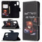 For Huawei Honor 9X Lite Colored Drawing Pattern Horizontal Flip Leather Case with Holder & Card Slots & Wallet(Bear)
