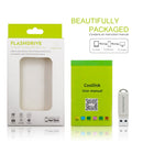 MicroDrive 2 In 1 8 Pin + USB 2.0 Portable Metal USB Flash Disk, Capacity:32GB(Silver)