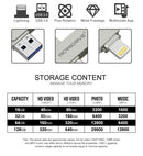 MicroDrive 2 In 1 8 Pin + USB 2.0 Portable Metal USB Flash Disk, Capacity:128GB(Silver)