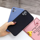 For iPhone 11 Pro Magic Cube Frosted Silicone Shockproof Full Coverage Protective Case(Black)
