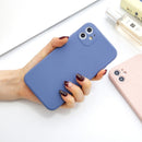 For iPhone 11 Pro Magic Cube Frosted Silicone Shockproof Full Coverage Protective Case(Blue)