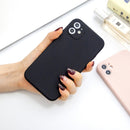 For iPhone 11 Magic Cube Frosted Silicone Shockproof Full Coverage Protective Case(Black)