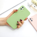 For iPhone 11 Magic Cube Frosted Silicone Shockproof Full Coverage Protective Case(Green)
