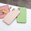 For iPhone 11 Magic Cube Frosted Silicone Shockproof Full Coverage Protective Case(Green)