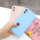 For iPhone 11 Magic Cube Frosted Silicone Shockproof Full Coverage Protective Case(Pink)