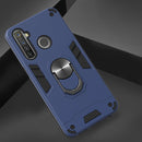 For OPPO Realme 5 Pro 2 in 1 Armour Series PC + TPU Protective Case with Ring Holder(Royal Blue)