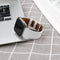 For Fitbit Versa 2 / Fitbit Versa / Fitbit Versa Lite Leather Watch Band with Round Tail Buckle(White)