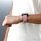 For Fitbit Versa 2 / Fitbit Versa / Fitbit Versa Lite Leather Watch Band with Round Tail Buckle(Pink)