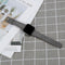 For Fitbit Versa 2 / Fitbit Versa / Fitbit Versa Lite Leather Watch Band with Round Tail Buckle(Gray)