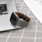 For Fitbit Versa 2 / Fitbit Versa / Fitbit Versa Lite Leather Watch Band with Round Tail Buckle(Gray)