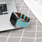 For Fitbit Versa 2 / Fitbit Versa / Fitbit Versa Lite Leather Watch Band with Round Tail Buckle(Teal)