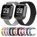 For Fitbit Versa 2 / Fitbit Versa / Fitbit Versa Lite Milanese Watch Band,, Large Size: 2.3x25.8cm(Black)