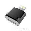 MicroDrive 8pin To TF Card Adapter Mini iPhone & iPad TF Card Reader, Capacity:16GB(Black)