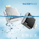 MicroDrive 8pin To TF Card Adapter Mini iPhone & iPad TF Card Reader, Capacity:256GB(Silver)