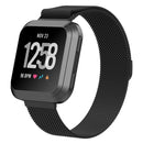 For Fitbit Versa 2 / Fitbit Versa / Fitbit Versa Lite Milanese Watch Band,, Small Size: 2.3x22.5cm(Black)