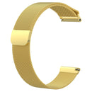 For Fitbit Versa 2 / Fitbit Versa / Fitbit Versa Lite Milanese Watch Band,, Small Size: 2.3x22.5cm(Golden)