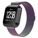 For Fitbit Versa 2 / Fitbit Versa / Fitbit Versa Lite Milanese Watch Band,, Small Size: 2.3x22.5cm(Colorful)