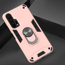 For Huawei Honor 20 / nova 5T 2 in 1 Armour Series PC + TPU Protective Case with Ring Holder(Rose Gold)