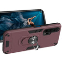 For Huawei Honor 20 / nova 5T 2 in 1 Armour Series PC + TPU Protective Case with Ring Holder(Wine Red)