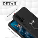 For Huawei Honor 20 / nova 5T 2 in 1 Armour Series PC + TPU Protective Case with Ring Holder(Silver)