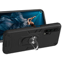 For Huawei Honor 20 / nova 5T 2 in 1 Armour Series PC + TPU Protective Case with Ring Holder(Black)