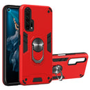 For Huawei Honor 20 / nova 5T 2 in 1 Armour Series PC + TPU Protective Case with Ring Holder(Red)
