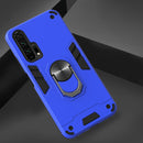 For Huawei Honor 20 / nova 5T 2 in 1 Armour Series PC + TPU Protective Case with Ring Holder(Dark Blue)