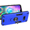 For LG G8X ThinQ / V50S ThinQ 2 in 1 Armour Series PC + TPU Protective Case with Ring Holder(Dark Blue)