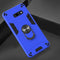 For LG G8X ThinQ / V50S ThinQ 2 in 1 Armour Series PC + TPU Protective Case with Ring Holder(Dark Blue)