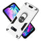 For LG G8X ThinQ / V50S ThinQ 2 in 1 Armour Series PC + TPU Protective Case with Ring Holder(Silver)