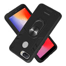 For Xiaomi Redmi 6 (Perforated) 2 in 1 Armour Series PC + TPU Protective Case with Ring Holder(Black)
