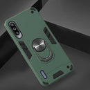 For Xiaomi Mi CC9e / A3 2 in 1 Armour Series PC + TPU Protective Case with Ring Holder(Dark Green)