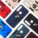 For Motorola One Macro / Moto G8 Play 2 in 1 Armour Series PC + TPU Protective Case with Ring Holder(Red)