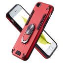 For iPhone 6 / 6s 2 in 1 Armour Series PC + TPU Protective Case with Ring Holder(Red)