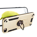 For iPhone 6 / 6s 2 in 1 Armour Series PC + TPU Protective Case with Ring Holder(Gold)