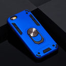 For iPhone 6 / 6s 2 in 1 Armour Series PC + TPU Protective Case with Ring Holder(Dark Blue)