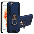 For iPhone 6 / 6s 2 in 1 Armour Series PC + TPU Protective Case with Ring Holder(Royal Blue)