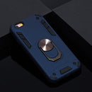 For iPhone 6 / 6s 2 in 1 Armour Series PC + TPU Protective Case with Ring Holder(Royal Blue)