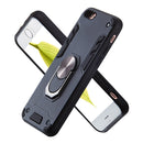 For iPhone 6 / 6s 2 in 1 Armour Series PC + TPU Protective Case with Ring Holder(Black)