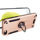 For iPhone 6 / 6s 2 in 1 Armour Series PC + TPU Protective Case with Ring Holder(Rose Gold)