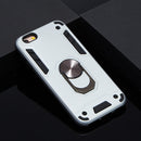 For iPhone 6 / 6s 2 in 1 Armour Series PC + TPU Protective Case with Ring Holder(Silver)