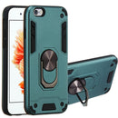For iPhone 6 / 6s 2 in 1 Armour Series PC + TPU Protective Case with Ring Holder(Dark Green)