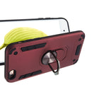 For iPhone 6 / 6s 2 in 1 Armour Series PC + TPU Protective Case with Ring Holder(Wnie Red)