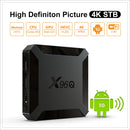 X96Q HD 4K Smart TV Box without Wall Mount, Android 10.0, Allwinner H313 Quad Core ARM Cortex A53 , Support TF Card, HDMI, RJ45, AV, USBx2, Specification:1GB+8GB