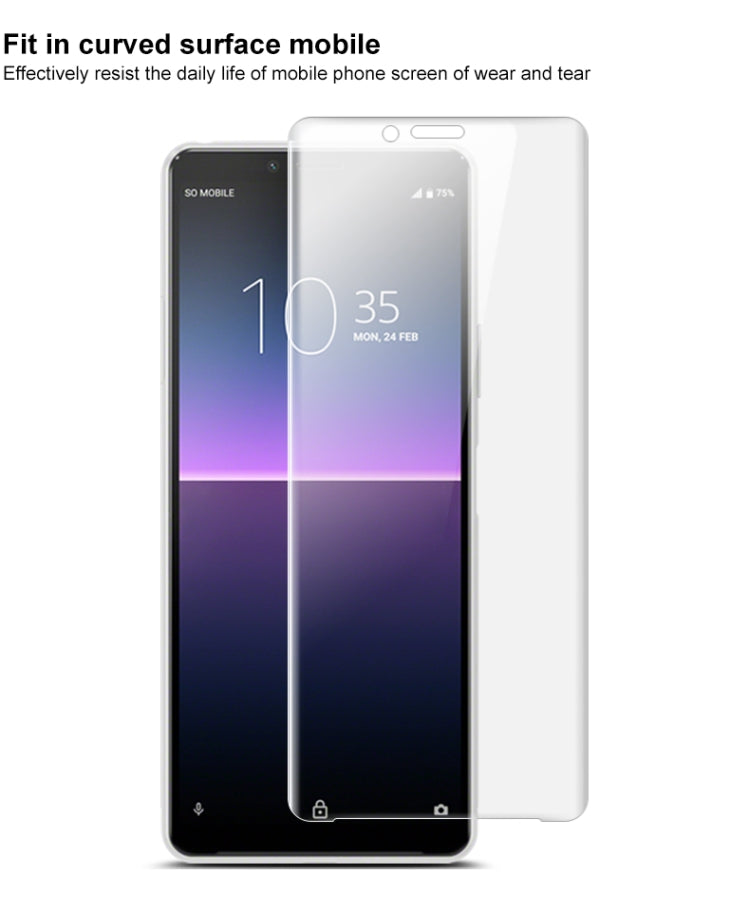 For Sony Xperia 10 II 2 PCS IMAK Hydrogel Film III Full Coverage Screen Protector
