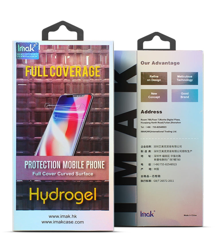 For Sony Xperia 10 II 2 PCS IMAK Hydrogel Film III Full Coverage Screen Protector